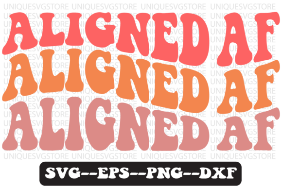 Download Aligned Af Groovy Retro Svg Design - Design Collection