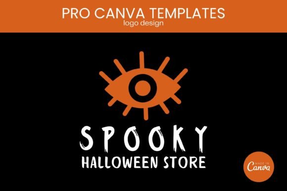 Download Halloween Logo Design PRO Canva Template - Logo design Collection