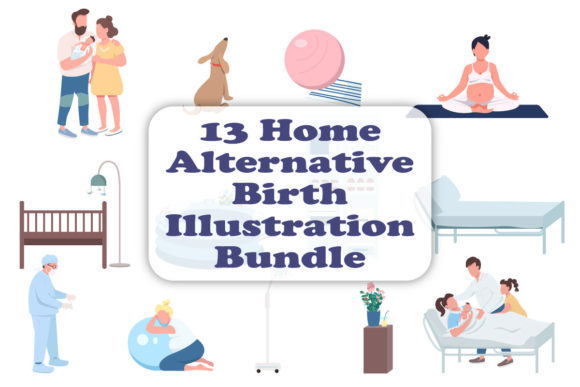 Download Alternative Birth Vector Characters Set - Premium Resources