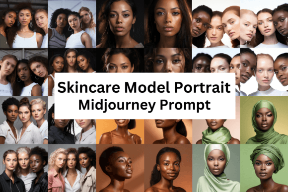 Download Ai Prompt for Skincare Model Portraits - Care Collection