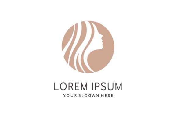 Download Beauty Hair Face Logo Design Circle Icon - Logo design Collection