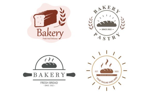 Download Vector Fresh Bread Logo Design - Logo design Collection