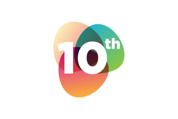 Download Number  Tenth Logo Colorful Design Vecto - Design Collection