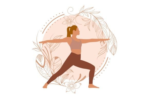 Download Yoga Activity Flat Design Illustration - Design Collection