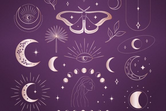 Download Abstract Mystic Logo Design Elements. - Logo design Collection
