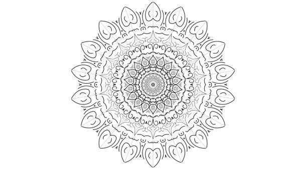 Download Lace Ornament Mandala Design Template - Design Collection
