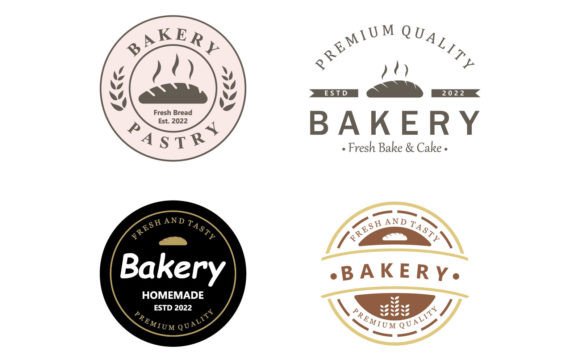 Download Vector Fresh Bread Logo Design - Logo design Collection