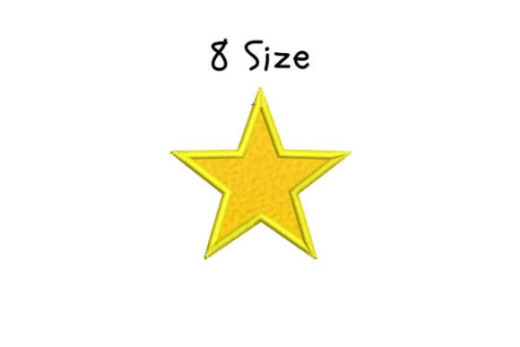 Download Star Applique Embroidery Design - Design Collection