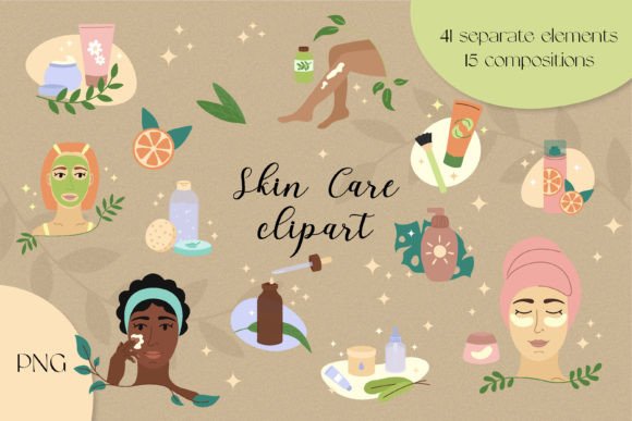 Download Skin Care Clipart | PNG Illustrations - Care Collection